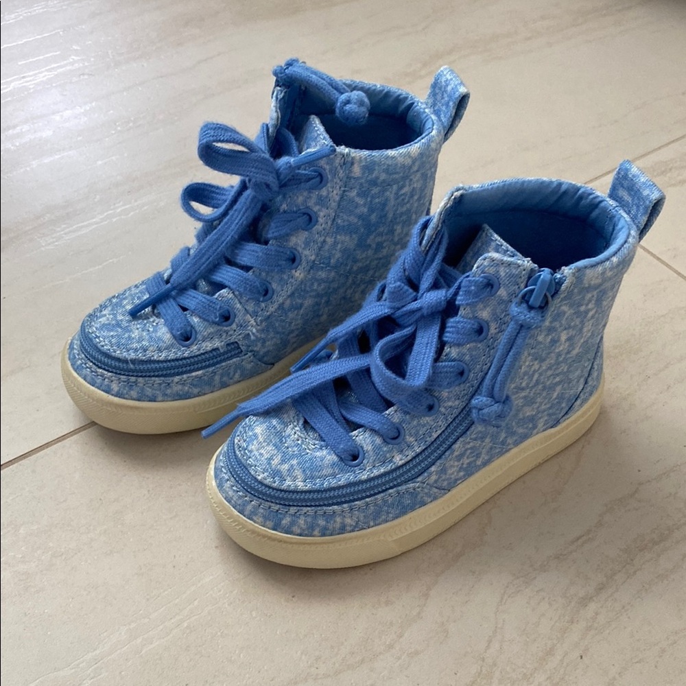 Billy Footwear Kids Blue High-Top Sneakers